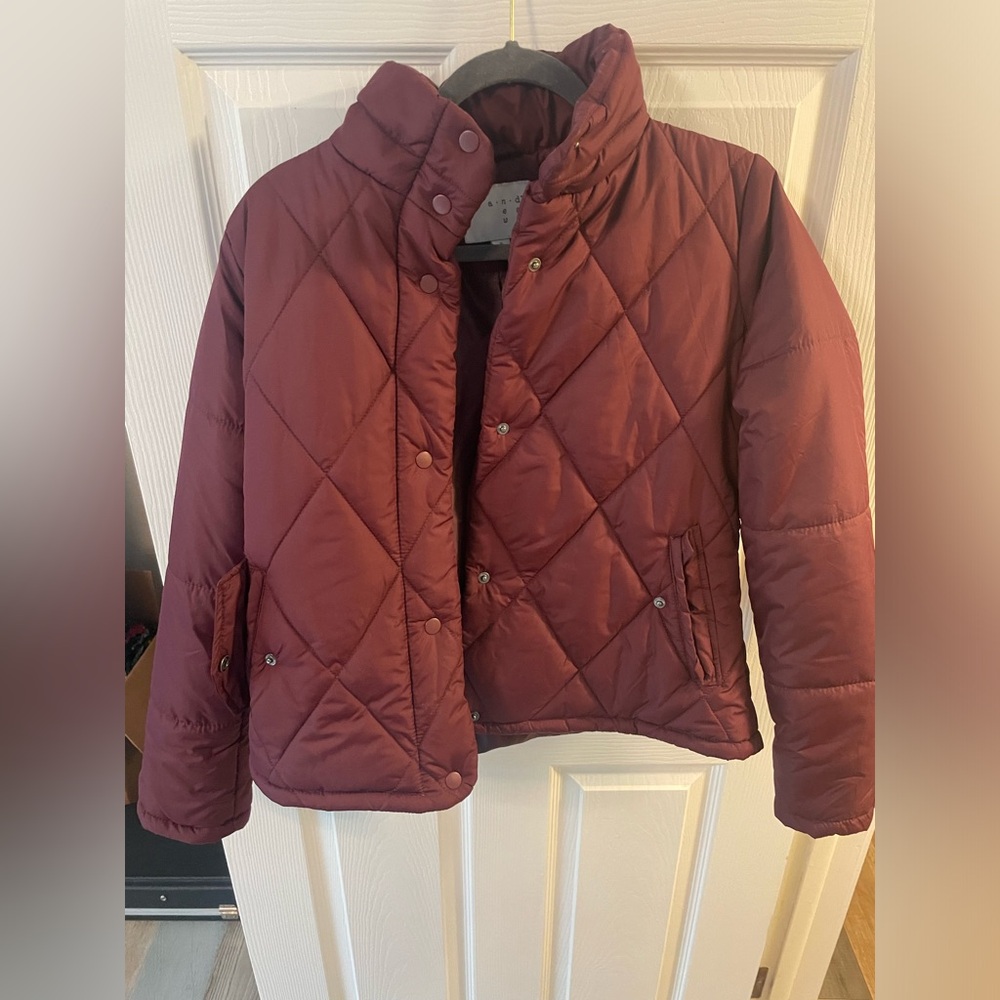 Target A New Day Burgundy Puffer